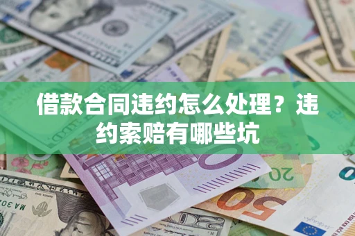 武汉借款合同违约怎么处理？违约索赔有哪些坑