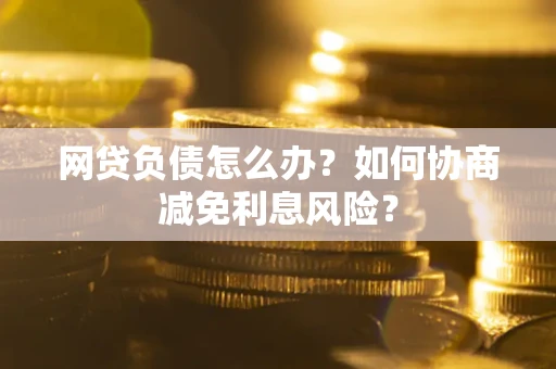武汉网贷负债怎么办？如何协商减免利息风险？