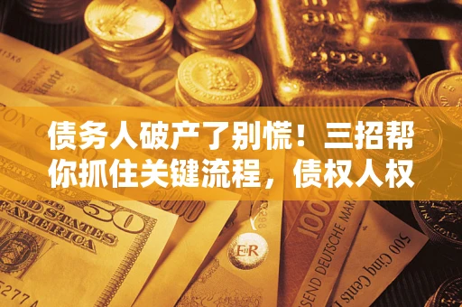 武汉债务人破产了别慌！三招帮你抓住关键流程，债权人权益不再缩水