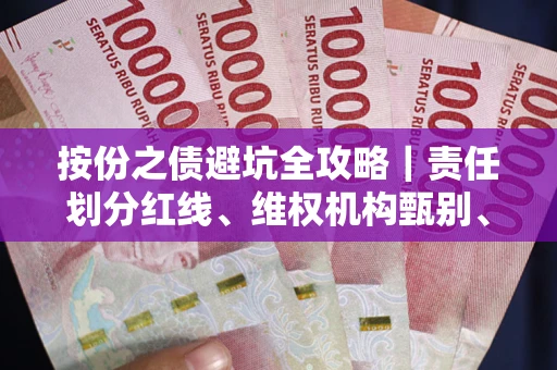 武汉按份之债避坑全攻略｜责任划分红线、维权机构甄别、纠纷处理全流程拆解