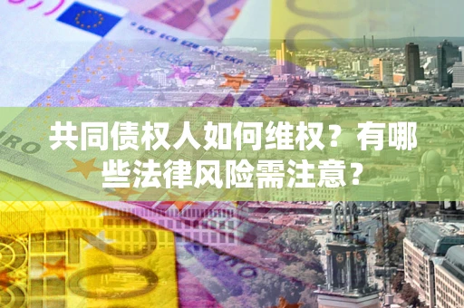 武汉共同债权人如何维权？有哪些法律风险需注意？