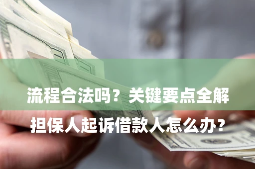 武汉

担保人起诉借款人怎么办？流程合法吗？关键要点全解析