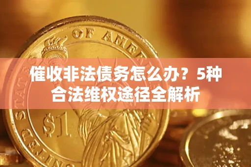 武汉催收非法债务怎么办？5种合法维权途径全解析