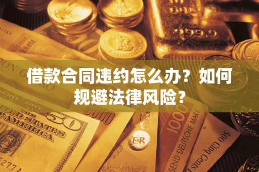 武汉借款合同违约怎么办？如何规避法律风险？